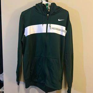 Msu team track suit zip up